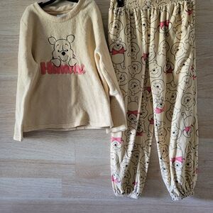 Disney Cream and Pink Bear Pajama Set